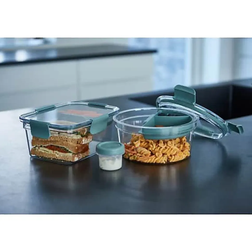 Boîte à repas ronde Résistante en Tritan 1,4 litres - Vert