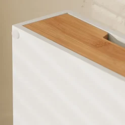 Boîte à Thé en Bois avec Tiroir Organisateur Compact sur Pieds Antidérapants