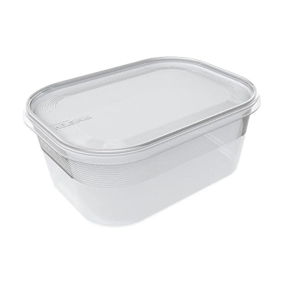 Boîte alimentaire Frigo et congélateur rectangulaire 1,4 litre - Transparent