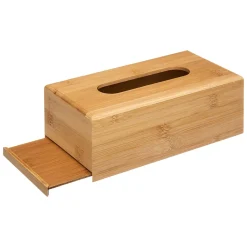 Boîte de rangement pour mouchoirs, bambou, l.13 x H.8,5 x P.25 cm, Five Simply Smart Tidy