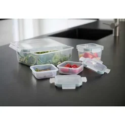 Boîte Hermétique Alimentaire Rectangulaire de 450 ml à 4 litres - 4 Litres