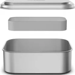 Boîte inox à Sandwich 800 ml Lunchbox TC Thermos - Gris