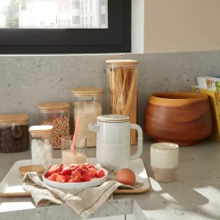 Boîte rectangulaire en verre avec couvercle hermétique 0,28 L