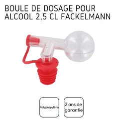 Bouchon doseur boule 2,5 cl Fackelmann