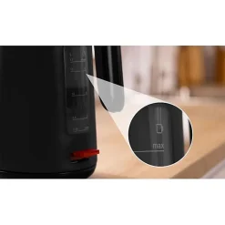 Bouilloire - BOSCH - TWK2M163 MyMoment - Noire Mate - indicateur de tasses - niveau d'eau visible au niveau de la poignée