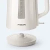 Bouilloire - PHILIPS - Daily HD9318/00 - 1,7L - Couvercle à ressort - Tamis filtre calcaire - Blanche