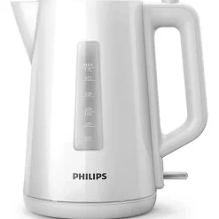 Bouilloire - PHILIPS - Daily HD9318/00 - 1,7L - Couvercle à ressort - Tamis filtre calcaire - Blanche