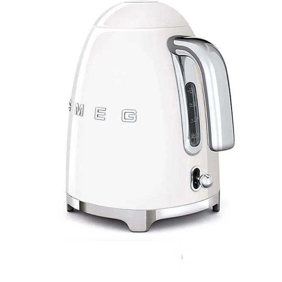 Bouilloire - SMEG - KLF03WHEU - 1,7 L - 2400W - Acier inox vernis - Blanc