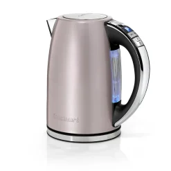 Bouilloire à température réglable 1.7l 3000w rose Cuisinart CPK17PIE style collection