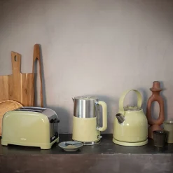 Bouilloire acier inoxydable DOD204 Livoo 1,7L, 2200W Indicateur de niveau d'eau, Protection contre la surchauffe