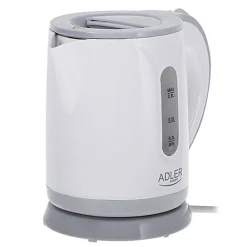 Bouilloire Adler AD 1371g Blanc Gris polypropylène 850 W 0,8 L
