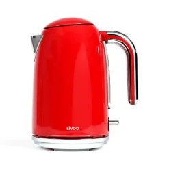 Bouilloire design Rétro rouge 1.7L