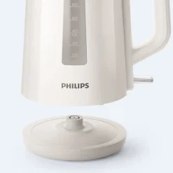 Bouilloire Electrique - PHILIPS - Daily HD9318/00 - 1,7L - Couvercle a ressort - Tamis filtre calcaire - Blanche