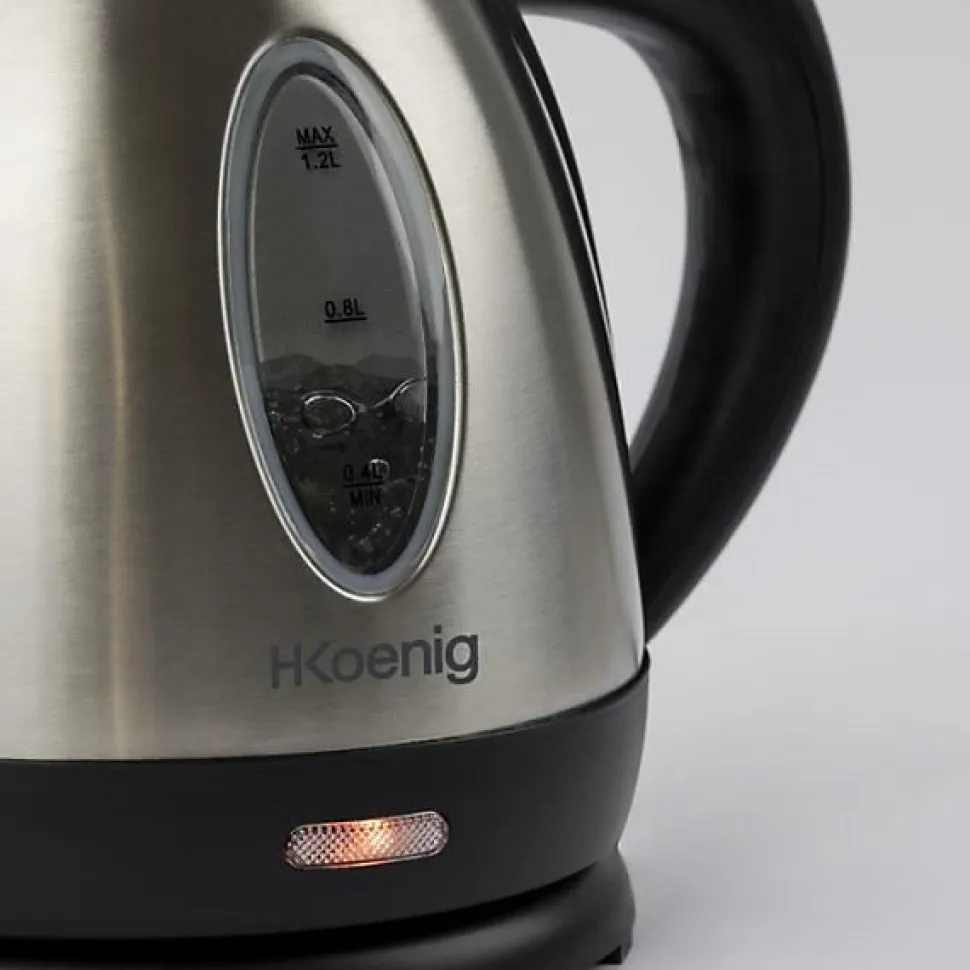 Bouilloire Electrique H.KoeNIG BO12 - 1,2 L - Inox