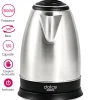 Bouilloire Electrique Inox 1.8L - Dolce Casa DC-BL-1-8L-INOX - 1500W, Protection anti-surchauffe, Arrêt auto. à ébullition