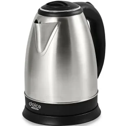Bouilloire Electrique Inox 1.8L - Dolce Casa DC-BL-1-8L-INOX - 1500W, Protection anti-surchauffe, Arrêt auto. à ébullition