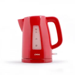 Bouilloire electrique Livoo DOD184R, capacité 1.7L, Puissance 2200W, Filtre anticalcaire amovible