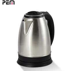 Bouilloire en inox - 1500W Capacité 1.8L - PEM KT-161