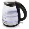 Bouilloire en verre DOMO DO9218WK 1,2 L 2200 W Noir Transparent socle 360