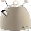 Bouilloire 1,7L beige acier avec base pivotante 2200W
