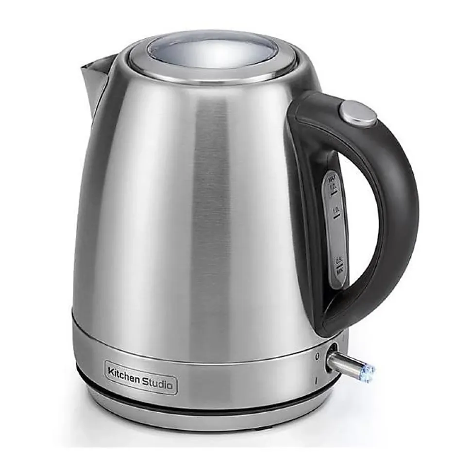 Bouilloire électrique - KITCHEN STUDIO - 1.2 L - 2000W - Inox brossé