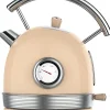 Bouilloire électrique 1,8 L Beige Inox 2200 W