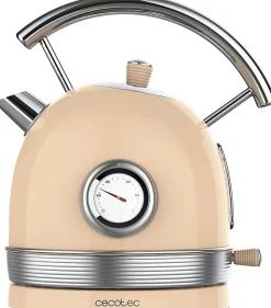 Bouilloire électrique 1,8 L Beige Inox 2200 W