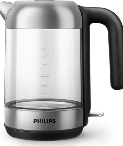 Bouilloire électrique 1,7 L verre inox 2200 W