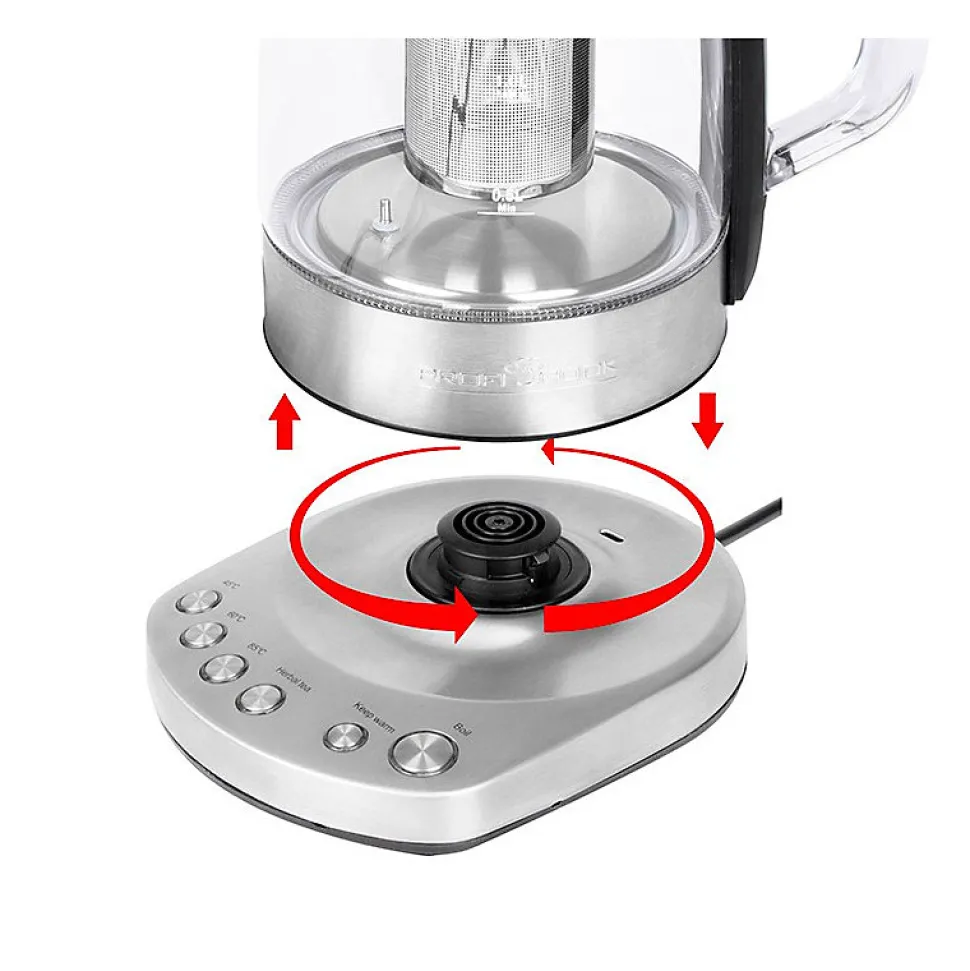 Bouilloire Électrique avec Wifi 1.5L 2200W Proficook PC-WKS 1167G