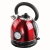 Bouilloire électrique avec thermomètre sans fil rouge - 1,8L - 1800W DOD157