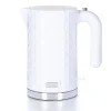 Bouilloire électrique Blanche 1,7 L - 2200W - Protection contre l'ébullition à sec - Camry CR 1269W