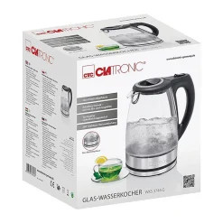 Bouilloire électrique en verre 1,5L 2200W Clatronic WKS 3744G