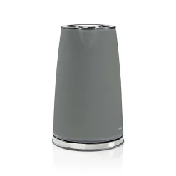 Bouilloire Électrique 1,7L Acier Gris 2200W Protection contre ébullition NEDIS