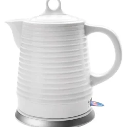 Bouilloire électrique 1l3 céramique blanc
