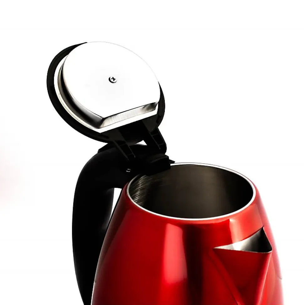 Bouilloire électrique 1.8L inox sans fil Rouge Hagen HA5525-RED