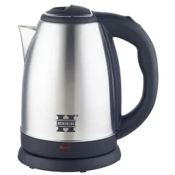 Bouilloire électrique 1.8L inox sans fil argent Herzberg HG5011-SIL