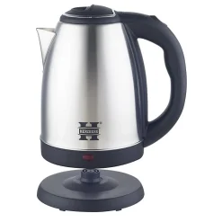 Bouilloire électrique 1.8L inox sans fil argent Herzberg HG5011-SIL