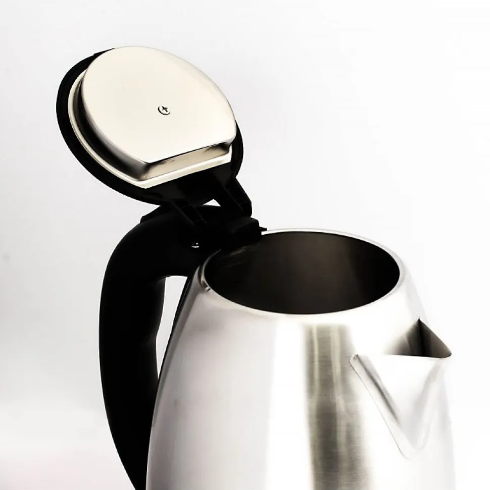 Bouilloire électrique 1.8L inox sans fil Silver Hagen HA5525-SIL