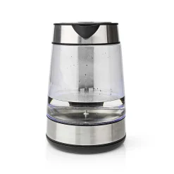 Bouilloire Électrique 1,7L Verre Transparent 2200W Protection contre l'ébullition NEDIS
