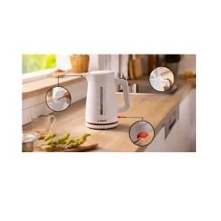 Bouilloire électrique 1.7l 2400w blanc Bosch TWK3M121 mymoment