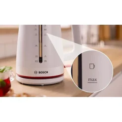 Bouilloire électrique 1.7l 2400w blanc Bosch TWK3M121 mymoment