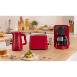 Bouilloire électrique 1.7l 2400w rouge Bosch TWK3M124 mymoment