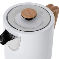 Bouilloire électrique moderne Adler AD 1347W de 1,7 litre - en Métal, coloris Blanc