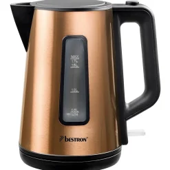 Bouilloire sans fil 1.7l 2200w Bestron AWK1000CO copper collection