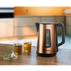 Bouilloire sans fil 1.7l 2200w Bestron AWK1000CO copper collection
