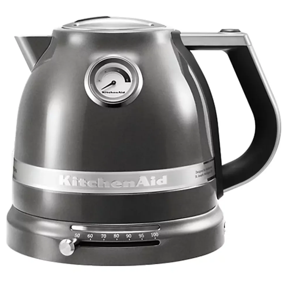 Bouilloire sans fil 1.5l 2400w gris étain Kitchenaid 5KEK1522 EMS artisan