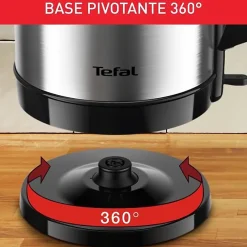 Bouilloire sans fil 1.7l 2400w inox Tefal KI150D10