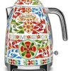 Bouilloire sans fil 1.7l 2400w multicolore Smeg KLF03DGEU années 50 dolce & gabbana