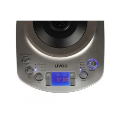 Bouilloire sans fil 1.7l 2000w verre/gris Livoo DOD209