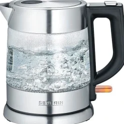 Bouilloire sans fil 1l 2200w verre/inox Severin WK3468